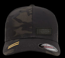 Load image into Gallery viewer, Dragon Defense Camo FlexFit Hat *2ND PRE-ORDER*
